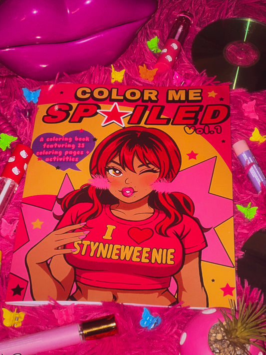 "Color Me Spoiled Vol.1" - Y2k/Kawaii Style Coloring Book