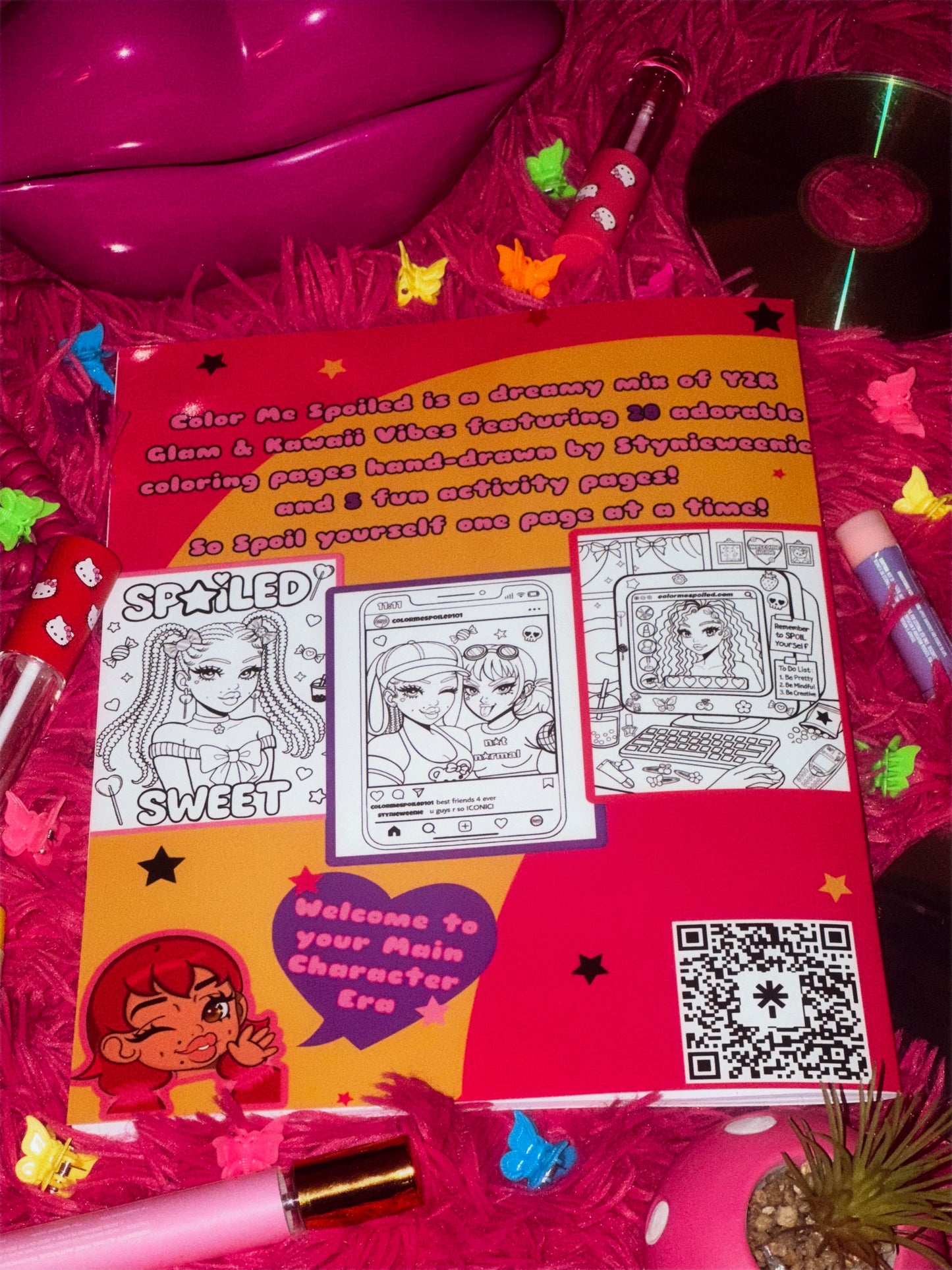 "Color Me Spoiled Vol.1" - Y2k/Kawaii Style Coloring Book